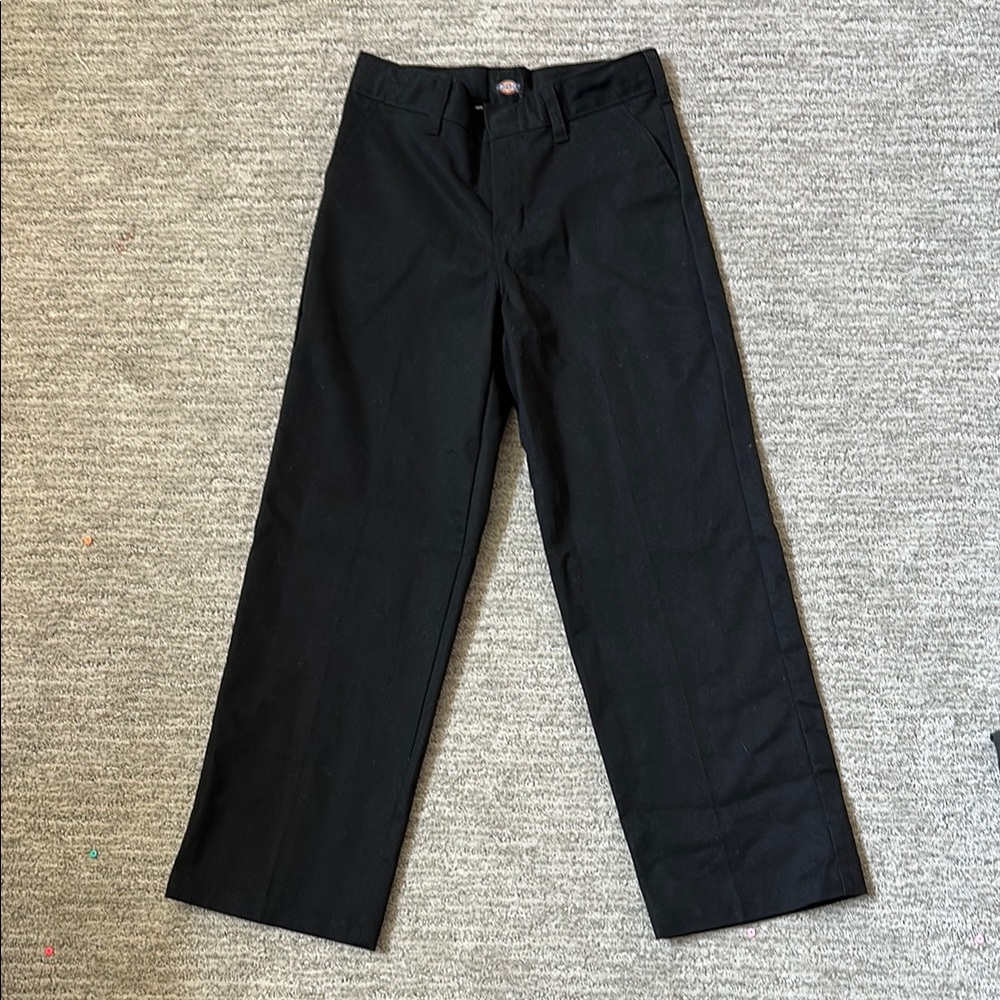 Dickies original boys Black Pants- size 8. Never worn